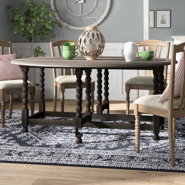Ophelia & Co. Largent Drop Leaf Trestle Dining Table & Reviews Wayfair.ca